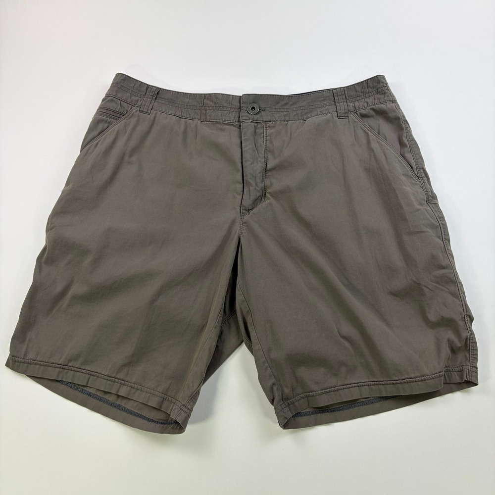 KUHL Renegade Shorts Mens 36 Brown Duralux Technical Hiking Outdoor Style 5205
